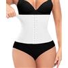 Werkiss Corsetto modellante da donna, con 3 file di ganci, con 7 ossa in acciaio