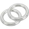 PATIKIL 2Pz Anelli Metallici 2 Anelli Acciaio Inossidabile 316 12x50mm | per Macramè Artigianato Fai da Te Ferramenta Cintura, Anelli O Multiuso Grado Marino, Anelli Rotondi Saldati