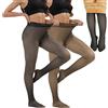 Merlvida Collant Felpati Donna Invernali - Taglie S-3XL | Calze Termiche Donna Effetto Trasparente | Leggings Termici in Pile Imbottito - Calzamaglia Termica Spessa e Calda