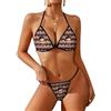 GOOBRRL Bikini Personalizzato con Viso per Donna, Costume da Bagno con Foto Divertente, Bikini, Due Pezzi