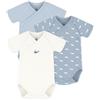Petit Bateau A0far Biancheria intima GIORNO Unisex - Bimbi 0-24 (Pacco da 3)
