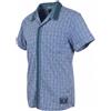 SCOTCH & SODA Camicia Uomo S Blu Tartan Maniche Corte Bottone Nascosto