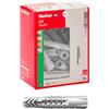 Fischer UX 12x70 Tasselli Universali senza Collarino | 25 Pezzi | per Muro Pieno, Mattone Forato, Cartongesso | Installazione e Fissaggio Mobili, Armadietti, Lampade, Staffe TV