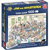 Jan van Haasteren - Ce La Possiamo Fare? - Puzzle da 1000 Pezzi per Adulti | Grande Puzzle da 1000 Pezzi - Cartone 100% Riciclato - Rompicapo Divertente e Stimolante per Adulti - 68 x 49 cm