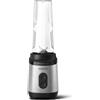 Philips Mini frullatore elettrico Blend & Go 3000, 350W, 0,6L, Argento | Lame a 4 stelle, rimovibili, 2 velocità, ProBlend, tutte le parti lavabili in lavastoviglie, ricette HomeID App (HR2671/00)