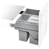 Hailo Contenitore per rifiuti Hailo 3610631 CS Slide Euro-Cargo S 2x13 + 30 litri