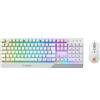 MSI Tastiera + mouse - AZERTY - MSI - Vigor GK30 Combo White FR - Retroilluminazione - Bianco