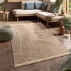 Paco Home Tappeto per esterni resistente alle intemperie e durevole, moderno look juta-sisal per terrazze e balconi, dimensioni 160x220 cm