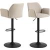 ebuy24 Sgabello Glenda beige.