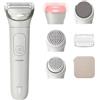Philips Beauty Set 9900 BRE748/00 Set di bellezza, Rasoio a lame, 1 testina/testine, Grigio, Esfoliazione, Rasatura, Testina rotante, Batteria, Batteria integrata