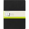 Moleskine Cahier Journal, Set di 3 Quaderni con Pagine Bianche, Copertina in Cartoncino e Cucitura a Vista in Cotone, Colore Nero, 120 Pagine, Formato Extra Large 19 x 25 cm