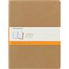 Moleskine Cahier Journal Set 3 Quaderni a Righe, XL, Marrone