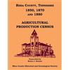 Rhea County, Tennessee 1850, 1870 and 1880 Agricultural Production C (Tascabile)