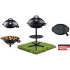Steba VG 350 BIG Barbecue elettrico con controllo della temperatura, 2200 W (230 V ~), Nero