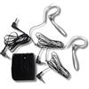 Sos Bottari Bottari 60717 Interfono per Moto, Kit Completo con Centralina, 2 Auricolari con Microfono Integrato, Collegamento Audio Cavo Jack 3,5 mm, Argento