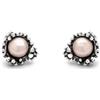 Giovanni Raspini / Floral / orecchini Blossom mini / argento e perle rosa naturali - 12490