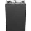 Smeg ST4522DIN - Lavastoviglie da Incasso Slim 45 cm 9 Coperti a Scomparsa Totale Classe Energetica D