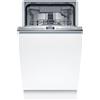 Bosch Elettrodomestici Lavastoviglie 45 cm, 10 coperti, Livello sonoro 44 dB, Cestelli VarioFlex e 3° cestello posate, 6 programmi, 4 opzioni, Programma manutenzione, Preferito (prelavaggio), InfoLight, Home Connect