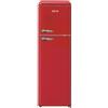 Akai Frigorifero Combinato Vintage Anni 50 CLASS281KRD cl. E Rosso