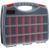 Stalwart Scatola organizer con divisori - 23 scomparti per piccole parti, organizer portatile con chiusure di sicurezza, scatola organizer in plastica per viti, per dadi, perline, gioielli o attrezzatura