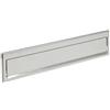 ARREGUI C611 Maxi Copri fessura Inox per Porte o Cancelli Esterno, Portalettere Esterno, Apertura 32,5 x 3 cm, Anticorrosivo, Facile da Installare, Misura 34,6 x 7,5 cm, Acciaio Inox Lucido