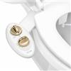 LUXE Bidet NEO 120 - Ugello autopulente, attacco bidet acqua dolce non elettrico per sedile WC, pressione dell'acqua regolabile, lavaggio posteriore (oro)