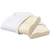 Set 2 Guanciale Memory Foam Forato Doppia Onda 67x42 cm - H 8/10 cm Sostegno Cervicale Dormidea Cervicale Air