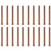 NINMORTH Set di 20 pinze di serraggio TIG da 3/32 in rame WP17 per pinze di serraggio TIG da 2,4 mm per WP18 WP26 per accessori per saldatura TIG, 3/32, per Lincoln per Miller, 20 pezzi per pinza di