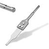 GEINXURN Scalpelli SDS Plus, 1 raschiatore da pavimento da 270 x 10 mm, scalpelli in acciaio 40Cr per rimozione di linoleum, laminato, adesivo, piastrelle e Thinset, strumento di rimozione per trapano