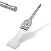 GEINXURN Scalpelli SDS Plus, 1 raschiatore da pavimento da 270 x 50 mm, scalpelli in acciaio 40Cr per rimozione di linoleum, laminato, adesivo, piastrelle e Thinset, strumento di rimozione per trapano
