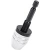 FTVOGUE Mini Trapano Mandrino Adattatore, 0,3-6,5mm 3-Mascelle Esagono | Gamma di serraggio senza chiavetta, rapido della punta, conversione da esagonale a gambo rotondo, accessorio per