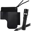 Generic Piccola per attrezzi - Supporto in pelle retrò, resistente, Mult | Marsupio porta attrezzi in pelle, compatto, resistente, organizer per attrezzi da lavoro, colore nero e marrone, 12 x 13 cm