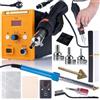 Rosfix Stazione di saldatura 858D Hot-Air - Stazione professionale con 3 ugelli, 700 W, regolazione della temperatura 100 - 500 °C, elettronica, riparazione in plastica, set con saldatore e accessori