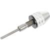 HANABASS Adattatore per Mandrino Mini da 3mm Codolo Tondo | Gamma 0, 3-3, 4mm, Lega di Alluminio, Argento, Blocco Rapido e Sicuro per Punte