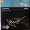 Stagg CL-NT-AL - Set di corde per chitarra classica in nylon e argento placcato