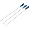 BGS 74738 | Set di cacciaviti | extra lungo, a taglio, a croce PH, profilo a T (per Torx), 3 pezzi