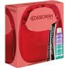 Deborah Milano Beauty Kit Obag Moonbag Rossa | Idea Regalo Make up, contiene Mascara City Lift Nero, Matita 24Ore Nera, Struccante Bifasico Dermolab 50ml