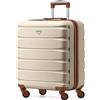Flight Knight Set Di 2 Valigia A Mano Grande 56x45x25 Cm Easyjet E British Airways - Approvata E Testata - 2 Ruote - Valigia Da Cabina In Tessuto Ultraleggera E Resistente