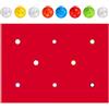 demaxiyad Attività di Team Building - Telo con Buchi per Gruppo e 8 Palline - Giochi di Gruppo all'Aperto,Per, Area Ricreativa, Festa, Riunione Familiare, Spiaggia, Cortile, Esterno, Casa, Scuola