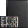 PENPRIS 160 Tasche Album Di Monete 45x43/33x33mm Portagriglia Miste 10 Fogli Nero | PENPRIS Album Collezione Monete Per Monete Sotto 40/28mm Copertina Finta Pelle Pvc Antiscivolo PCP03160BK