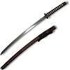 Shop SoftAir Katana Decorativa Giapponese Non Affilata, 100 cm, 900 g, con Fodero Decorato, per Cosplay e Collezione, 3 Colori Disponibili (Rosso)