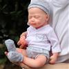 Farious 46CM Realistic Full Silicone Baby Doll,Reborn Baby Dolls, Toy, and Collectible.Bald Boy 025
