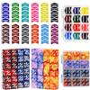 SIXPOINTS Set di 108 dadi contatori MTG da 12 mm +1/+1 gettoni a 6 facce e contatori di parole chiave MTG, set per Magic The Gathering, MTG, TCG, accessori per giochi di carte (dadi a 4 colori #E +