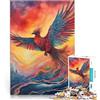 SYUNFEI La Fenice puzzle 1000 pezzi per adulti Giocattoli che creano dipendenza e sfidano l'intelligenza del cervello Giocattoli per la decorazione della casa 38x26cm
