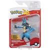 Pokémon Battle Figure PKW4868 Lucario - Giocattolo Ufficiale Pokémon per Bambini dai 4 Anni in Su