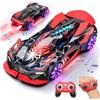 Kssvzz Macchina Telecomandata 2.4GHz,1:18 Spider Auto Telecomandata con luci a LED | Auto RC 4DW con Gestione a Gesto,15KM/H,2 Batterie, Macchine da Giocattolo con Musica/Spray, regali per ragazzi di 3-12 anni