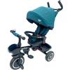 GIODICART Triciclo Evolutivo Moov-1 4-in-1 per Bambini dai 18 mesi (Verde Blu)