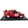 OPO 10 Auto in Miniatura riprodotta in Scala 1/24 Compatibile per Mitsubishi Lancer Evolution VI #1 - MAKINEN - Rally Nuova Zelanda 1999 - RVQ14