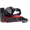 Focusrite Scarlett 2i2 Studio 4th Gen Pacchetto con interfaccia audio USB-C | 2 preamp microfonici, 2 ingressi Hi-Z, Gain Automatico, Clip Safe, Air, microfono CM25 MkIII, cuffie SH-450, 24 bit/192 kHz