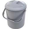 Rotho Babydesign Bella Bambina Cestino per pannolini, 10 L,, Minimo 0 Mesi, Stone Grey (Grigio), 20021 0286